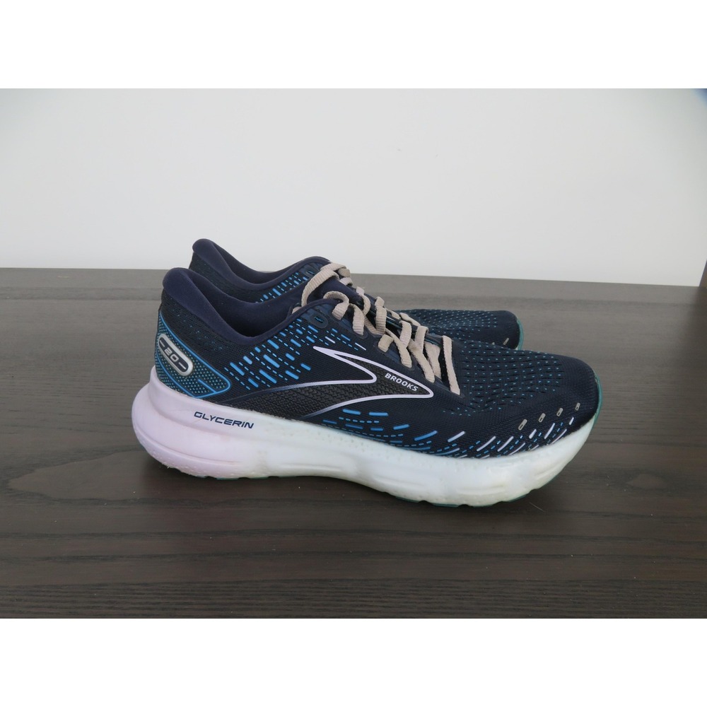 Brooks Glycerin 20 Shoes Womens 7.5 Blue Running Sneakers Road Gym 1203691B499